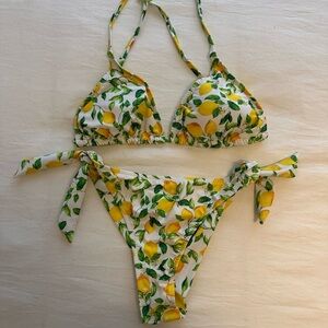 Lemon Cheeky Bikini Set